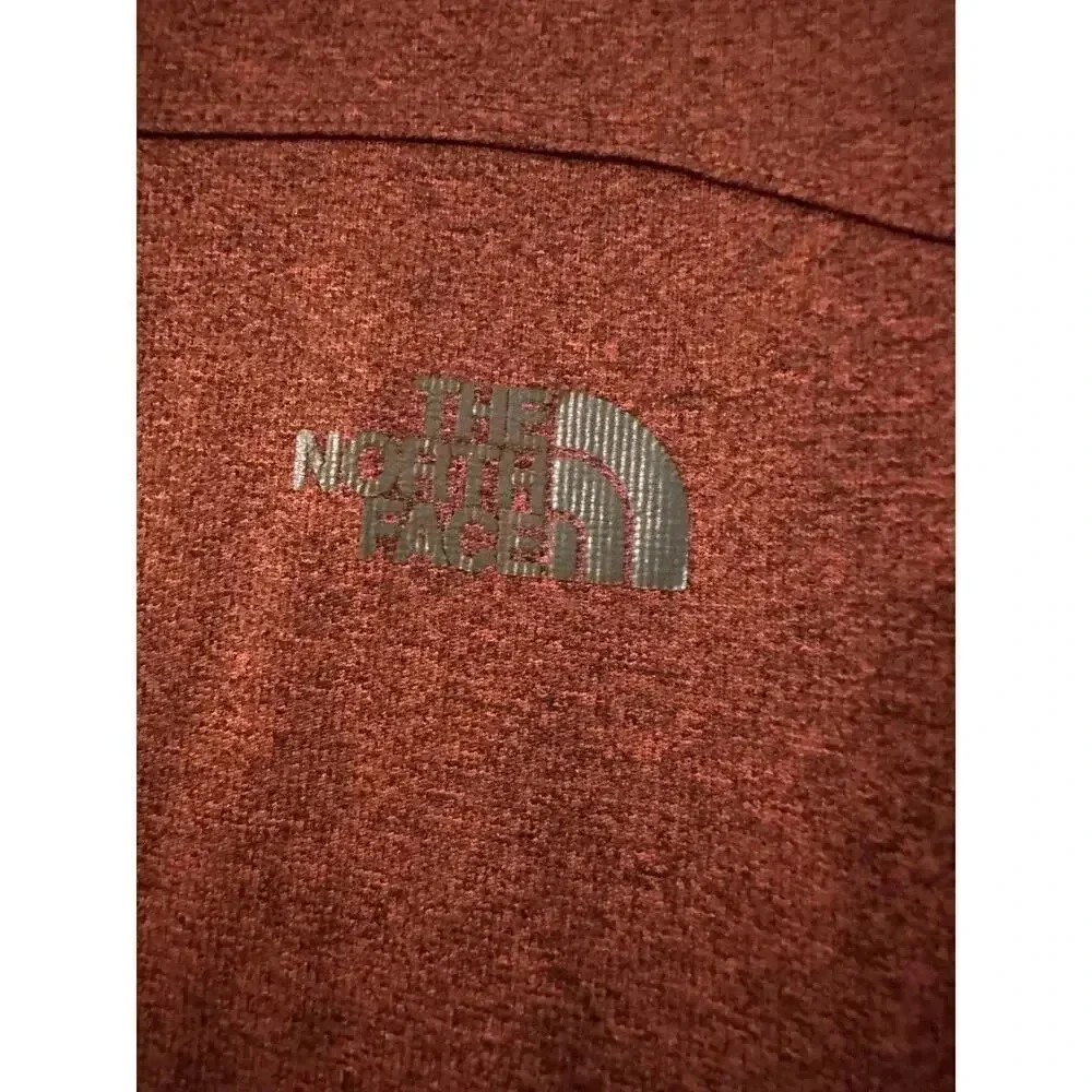 North Face Quarter Zip Pullover Men's Size XL Red Sweater Fleece Active Hiking - Picture 3 of 8
